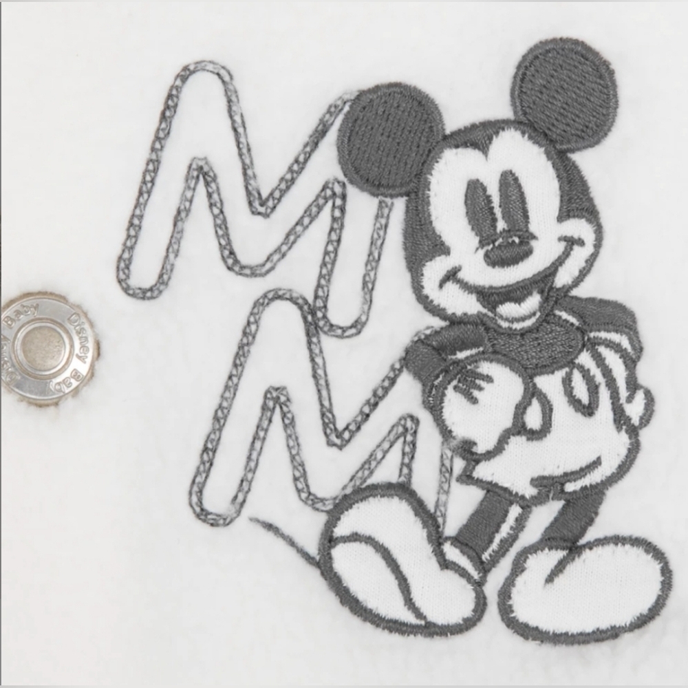 Disney Baby Mickey Mouse Bomber Jacket Sherpa Varsity Sz 12-18M - Picture 5 of 12